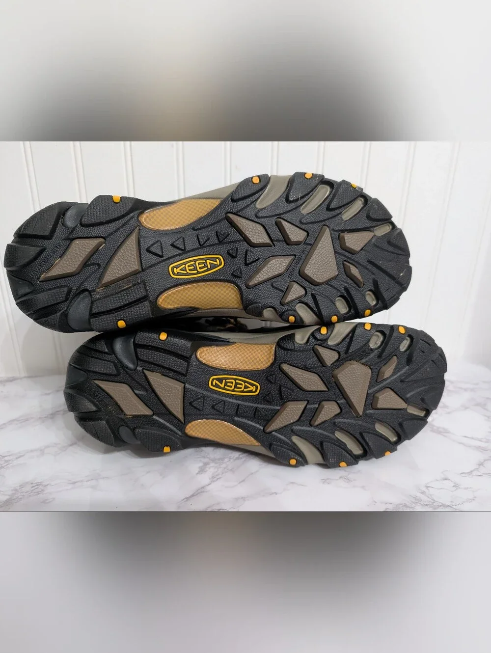 KEEN Men's Utility Steel Toe Work Boots Black/Gray, Waterproof, Size 12D
